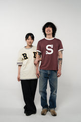 オーセンティックタグアウトベースボールシャツTシャツ(BEIGE)