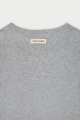 ラベルベーシックTシャツ_gray