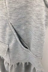 Pocket Flare Hooded Dress