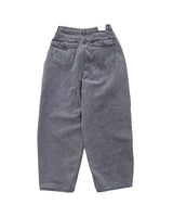Mauve Back Pocket Wide Denim