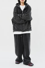 Nerv Pigment Hooded Zip Up (3color)