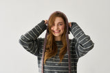 MPポイントストライプニット