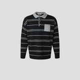 Mag pocket collar knitwear