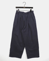 Thermel back pocket wide cotton pants