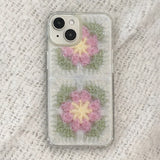 MOTIFS HARD JELL CASE - E - PINK