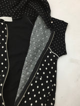 ドットポケットフーディーTシャツ (ジップアップ)