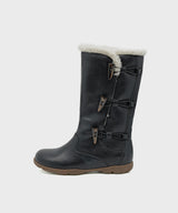 Mist 0035. Toggle Button Fur Boots - 2colors