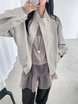 soft leather jumper