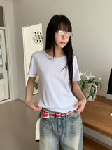 シルクUネックTシャツ (3C)