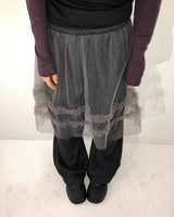 Saven Layered Tulle Skirt Pants
