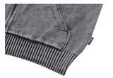 Pigment-Washing-Knit-Hooded-Zip-Up - 2COLOR