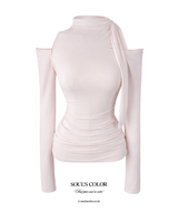 Lorena Shirring Tie Top (3color)