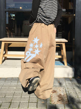 97 Star Cotton Wide Pants (3c)