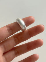 Matte bold ring