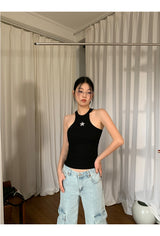ブリングスターホルターネックスリーブレスｔシャツ