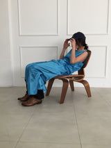 v back dot dress