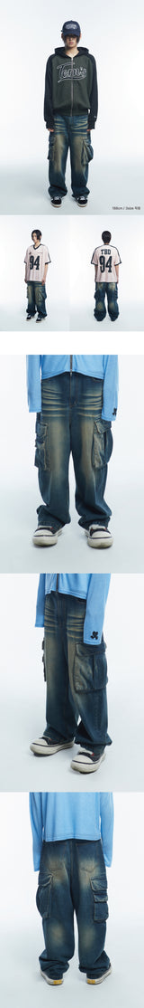 TBD XXL カーゴパンツ Vintage Indigo