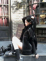 [BELLIDE MADE] Rowin, High-Neck Mouton Vest