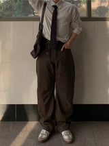 Algodon Curved Cotton Pants