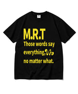 MRTニュー ロゴ クール コットン Tシャツ