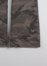 CAMO SEMI BOOTS CUT PANTS