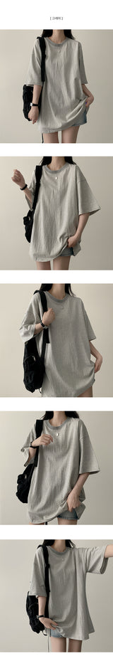 Color matching Dangara boxy fit short sleeve 