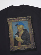 YOUNGFORTY VAN GOGH TEE - CHARCOAL