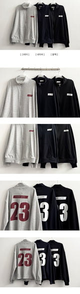 Lijin two-way zip-up