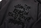 Scribble Paint Hoodie (Charcoal)
