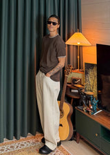 Cotton wide Color Pants 2COLOR
