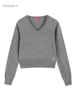 Basic Cashmere Blend V-Neck Cardigan - 5 Colors