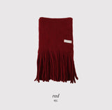 #Fluffy Hairy Wide Scarf Muffler (11color)