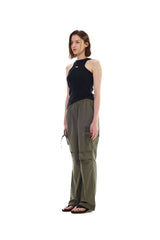 UNBALANCE SLEEVELESS TOP / BLACK