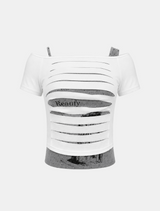 Neria Cutout Layered Tee