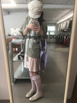 Mogu frill knee socks (9color) 