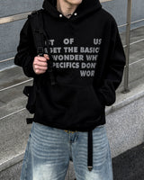 Stay Lettering Cropped Hoodie