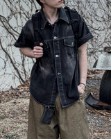 Weather Half Denim Jacket