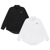 NUVIA LOOSE-FIT SEE THROUGH SHIRT (2color)