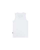 DirtyCoins Printed Label Tank Top White