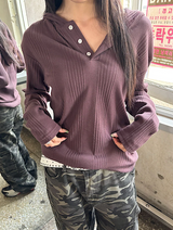 [Unisex] リラックスゴルジフードスリーブ(4color)