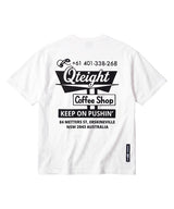 LB コーヒーショップウォッシュドTシャツ (アイボリー)