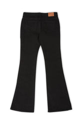 STUD BOOTCUT DENIM PANTS (BLACK) WOMEN
