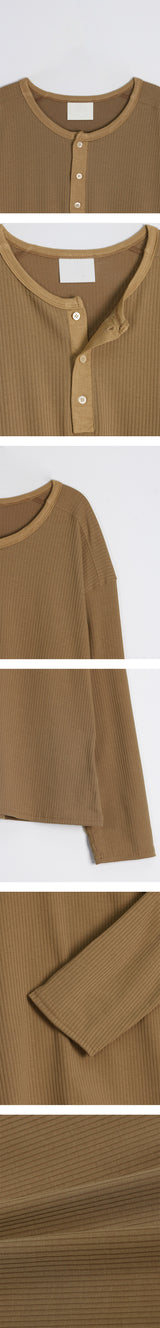 [S/S] カラーリングヘンリーネックニットスリーブレス(3color)
