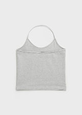 [B-BASIC] テンションコットンストラップホルダーノースリーブトップ (2 SIZE)