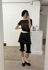 WAVE BOAT-NECK TOP