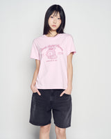 26SS WOMAN ブラウンラインフレンズ ショートスリーブTシャツ