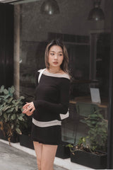 Sheer Layer Boatneck Top - 3 colours
