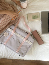 Classic schoolbag_pale grey