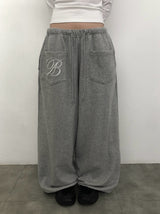26SS★ [MADE] Kirin am Lettering String Wide Training Pants