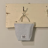 classic pouch_stripe handle skyblue